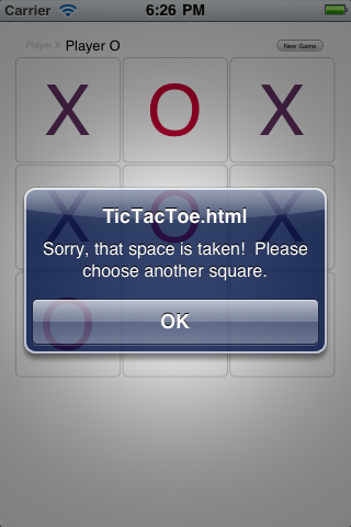Screenshot Tic-Tac-Toe- Screenshot Tic-Tac-Toe-